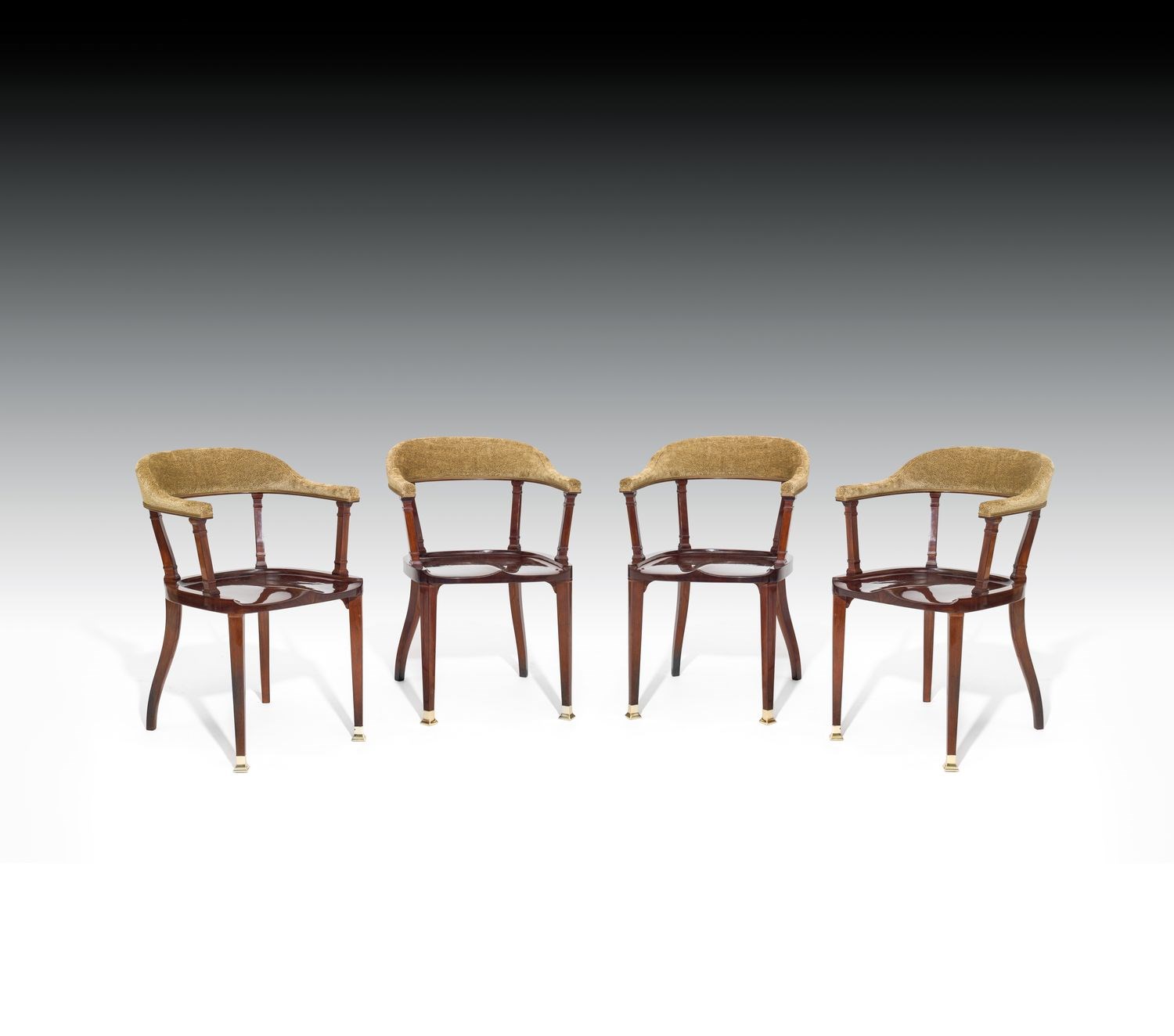FOUR ARMCHAIRS