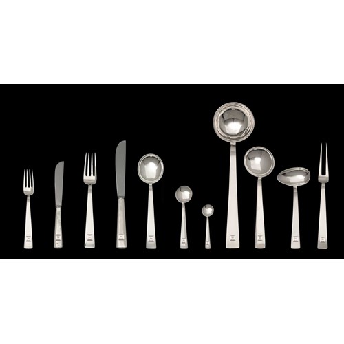 86-piece set of silver cutlery
