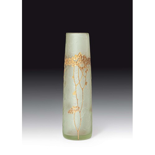 VASE DECORATED WITH STYLISED BLOSSOMS