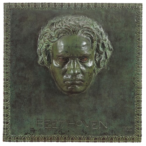 RELIEF PANEL WITH MASK OF BEETHOVEN