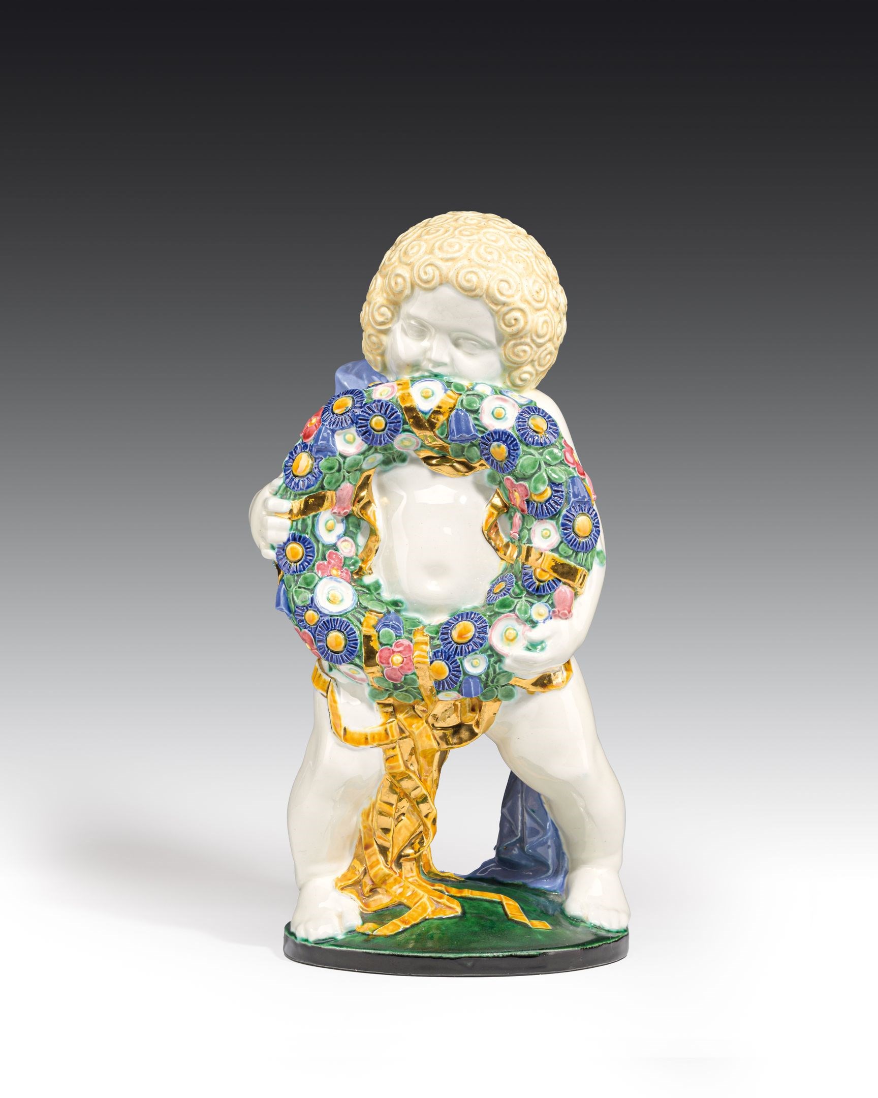 PUTTO WITH WREATH "WINTER"