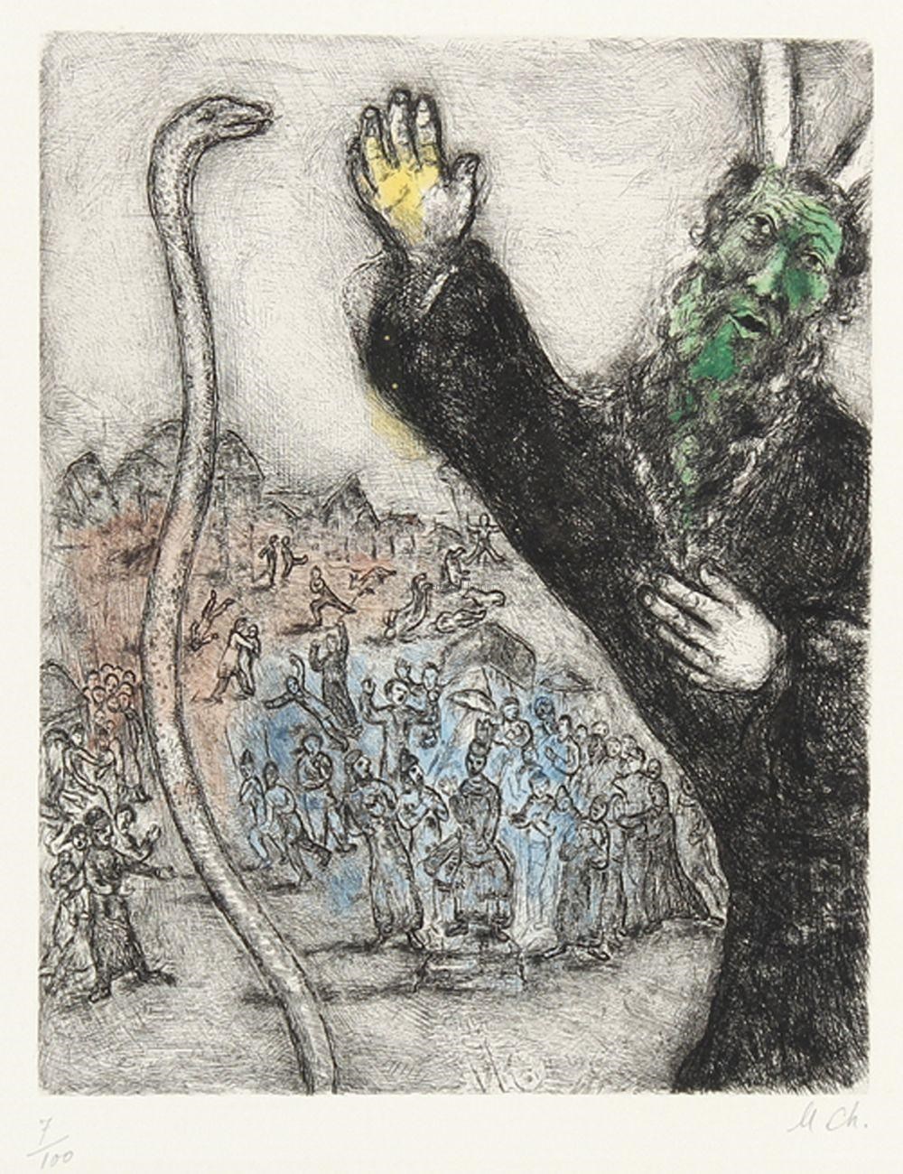 Moïse et le Serpent.