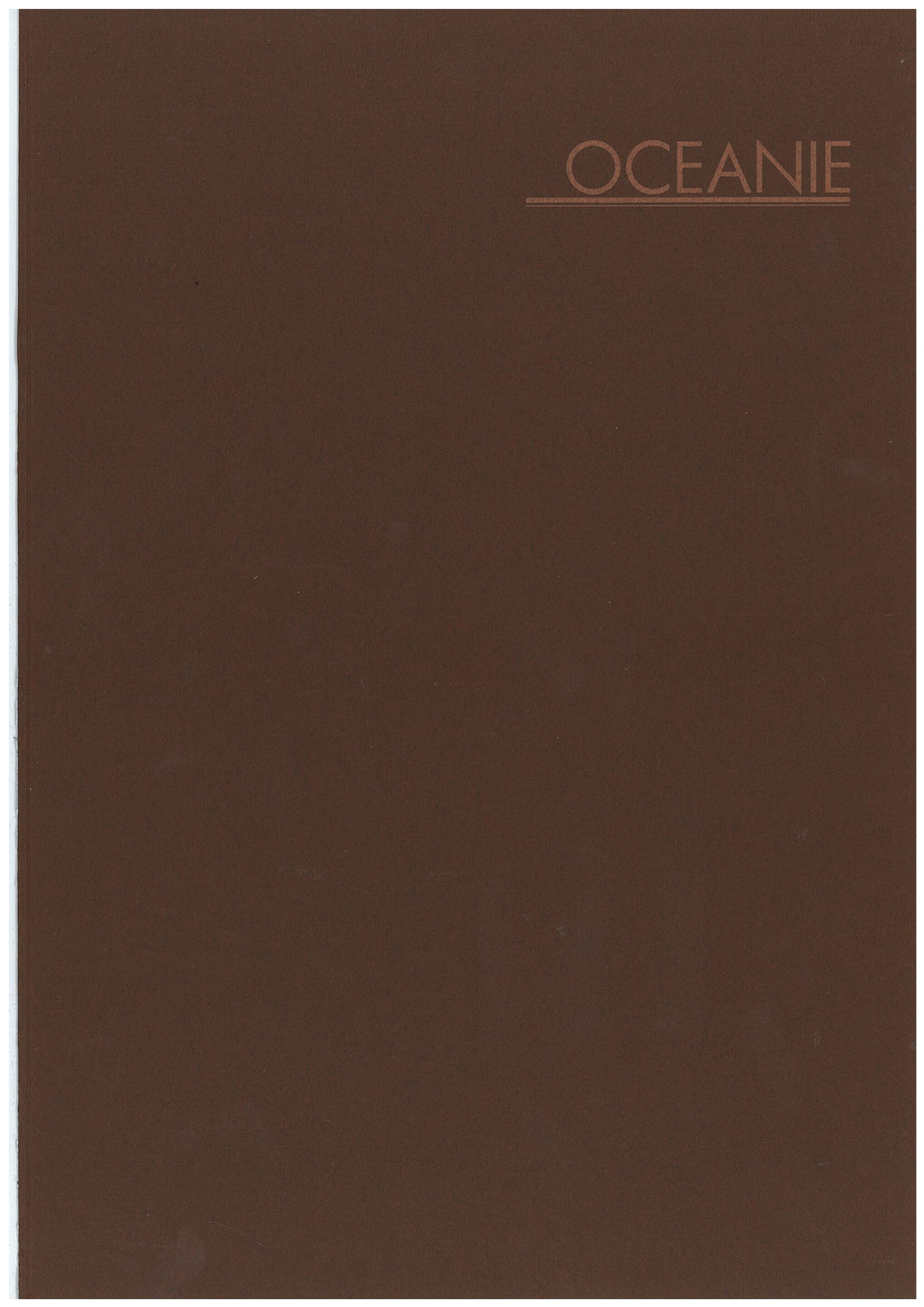 OCEANIE : ART DE L'OCEANIE