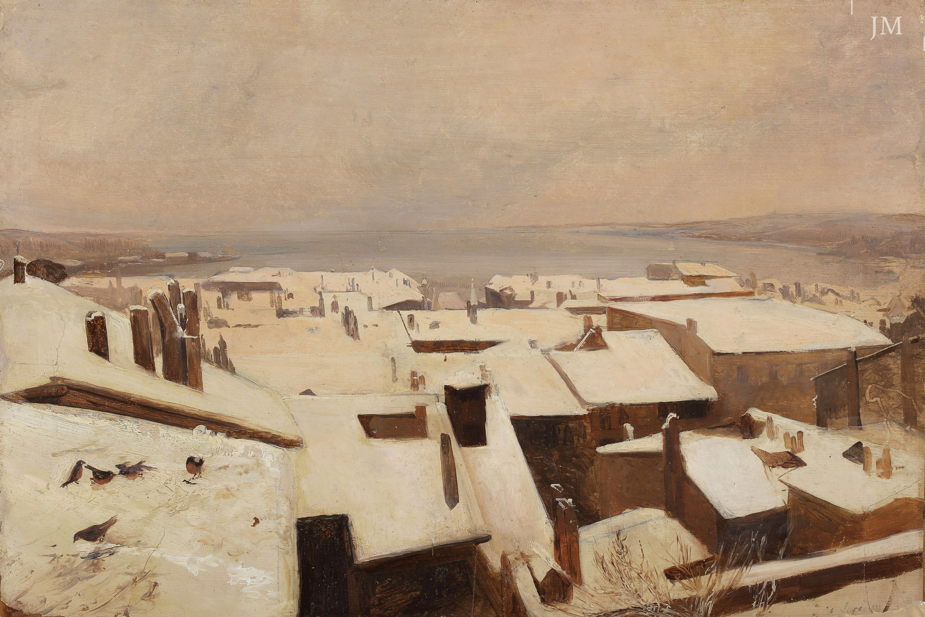 Geneva: Rooftops in Winter