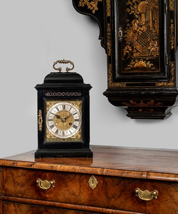 Antique Chest of Drawers with a Clock