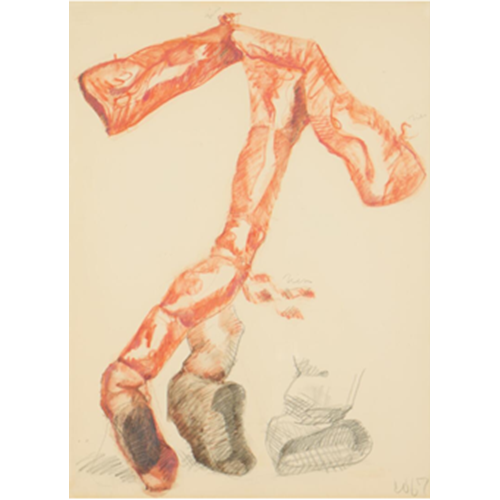 Study for a Soft Sculpture in the Form of a Drainpipe, 1967
