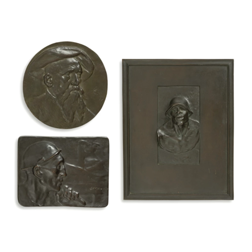 Tête de puddleur (1885) - Zelfportret (1899) - Le mineur (1904)