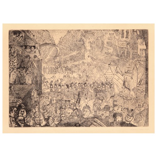 De intrede van Christus te Brussel, 1898