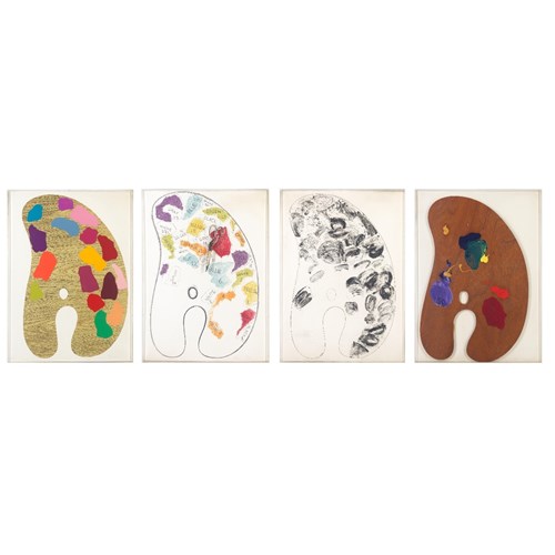 Four Palettes (Galerie Mikro 56-59), 1969