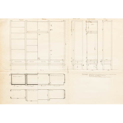 Zonder titel (ontwerp voor boekenkast).