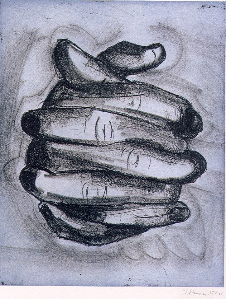 Blue from Soft Ground Etching, 2007