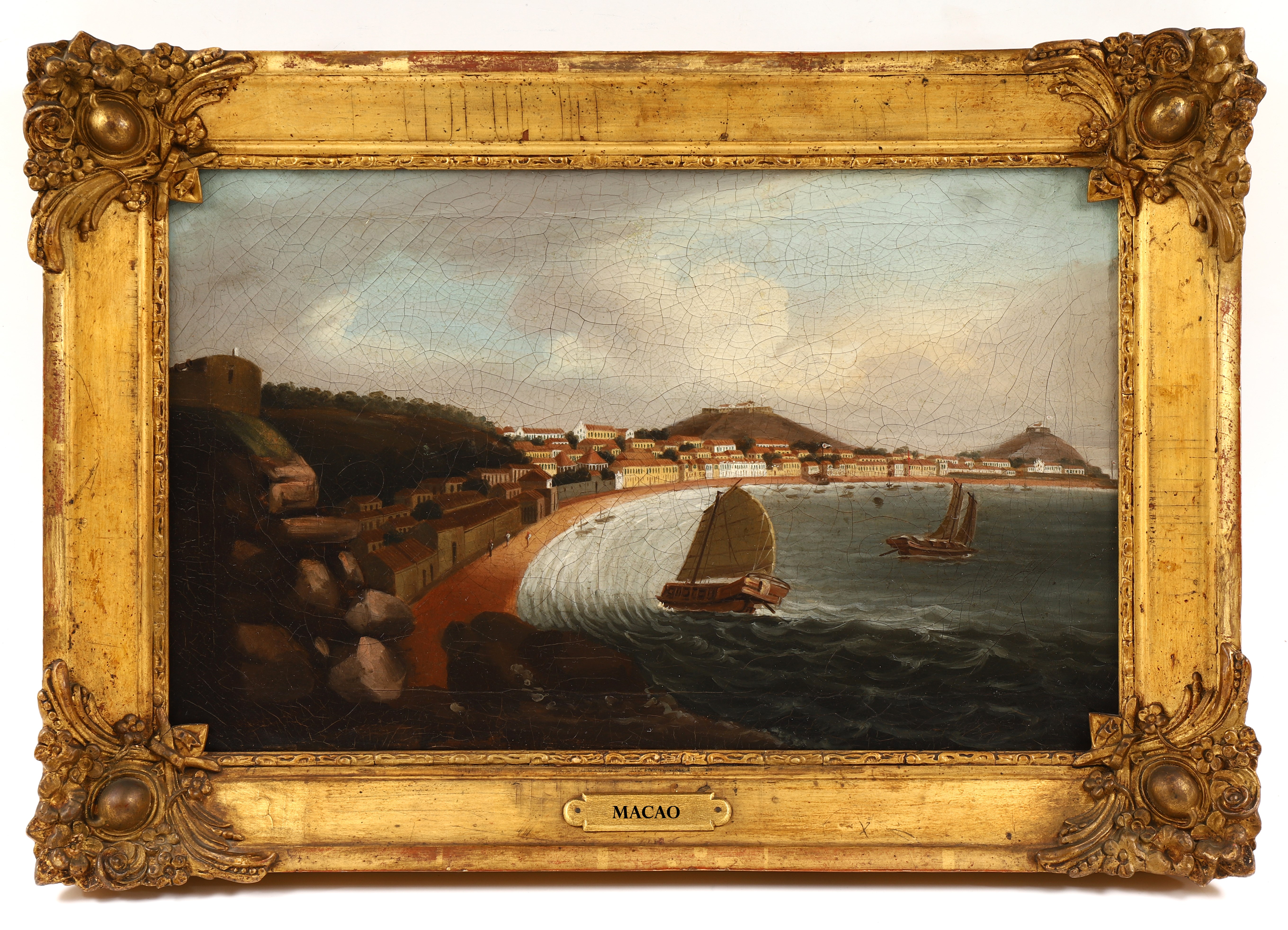 3 China Trade Paintings D1274 D1274a D1274b