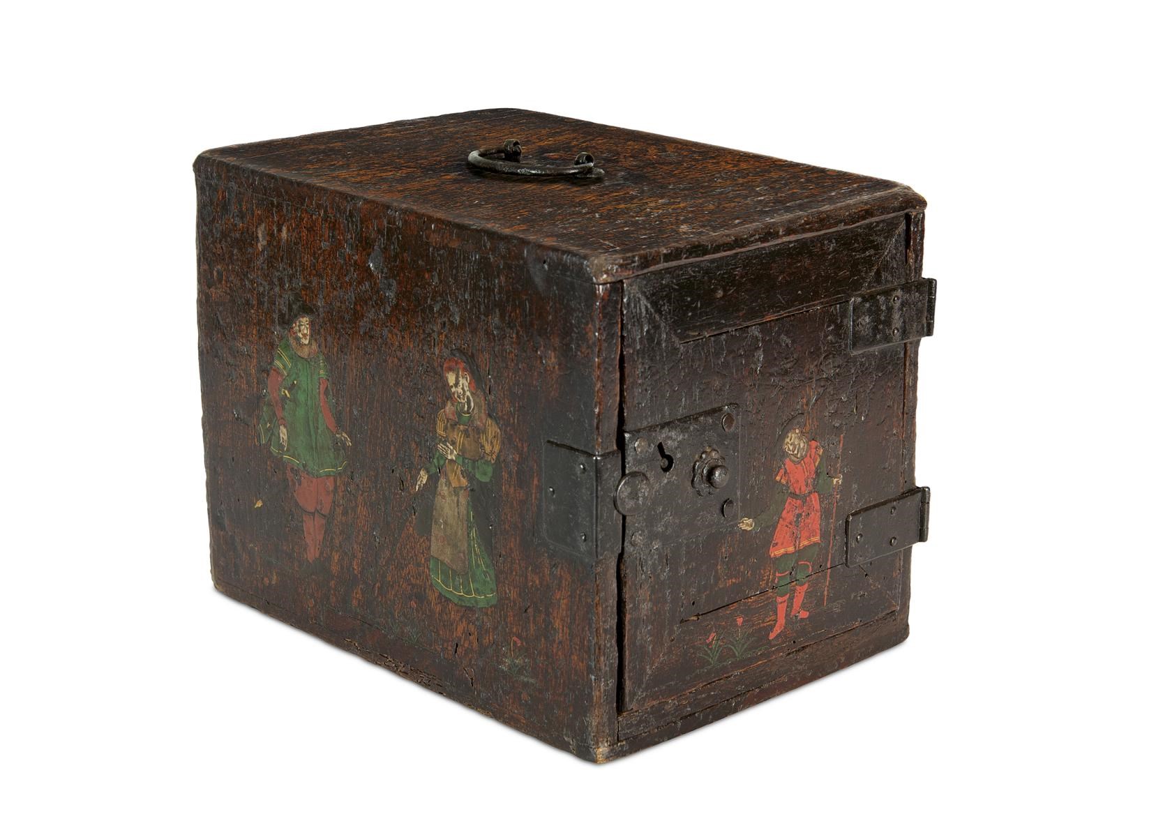 A Ming ventó with European figures