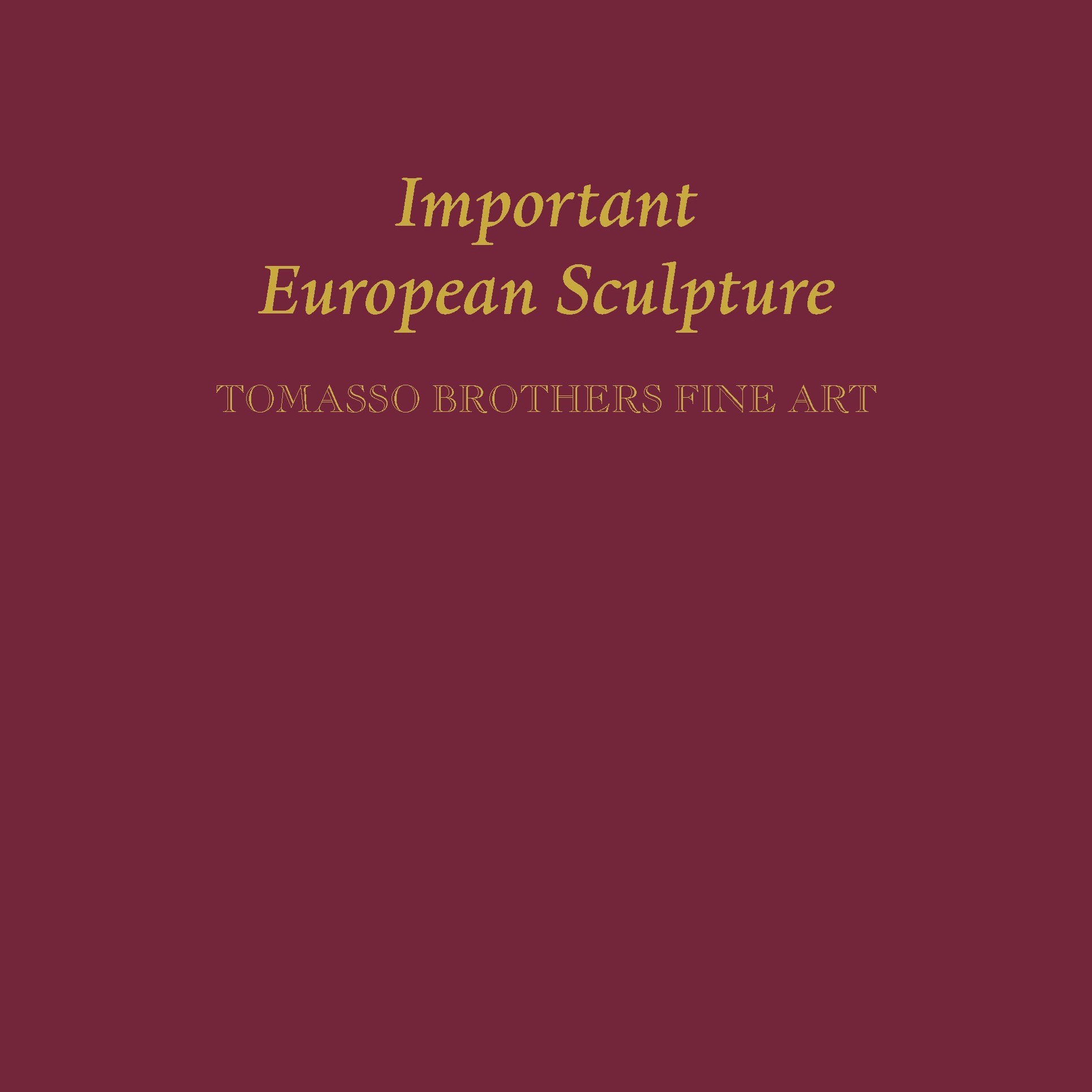 Important European Sculpture