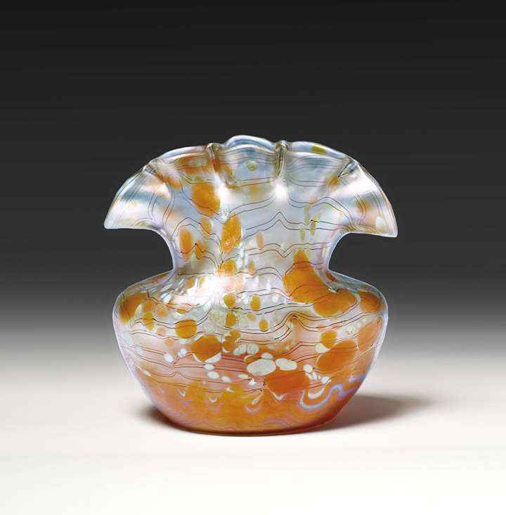 FIVE SECTION "FAN" VASE