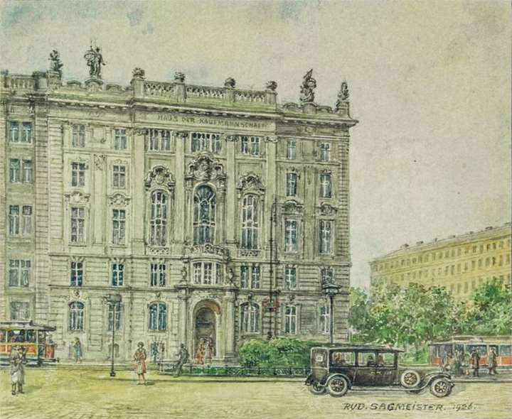 HAUS DER KAUFMANNSCHAFT ON SCHWARZENBERGPLATZ IN VIENNA