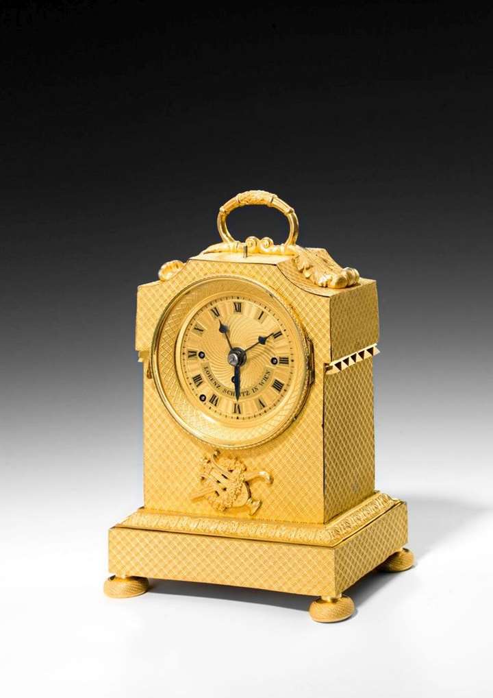 EMPIRE CARRIAGE CLOCK WITH ALARM