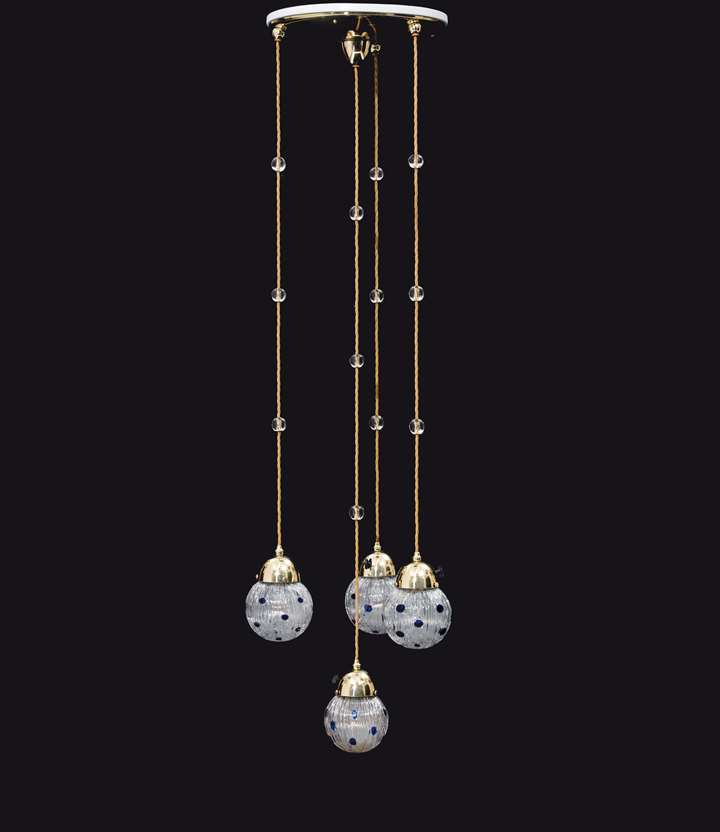 FOUR-FLAME CHANDELIER