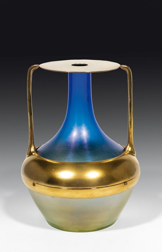 Alfred Roller - Vase with brass mount | MasterArt
