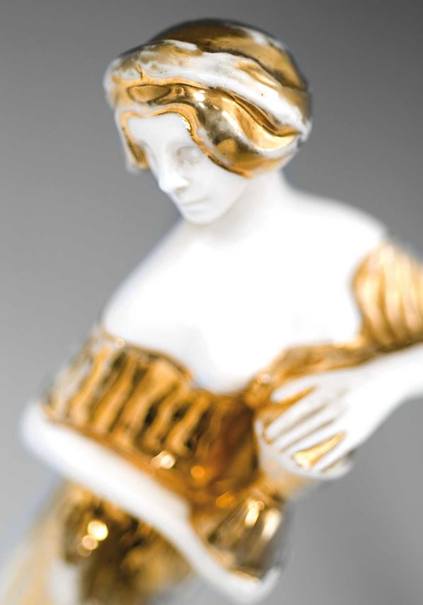 Richard Luksch - The golden age (girl with hourglass) | MasterArt