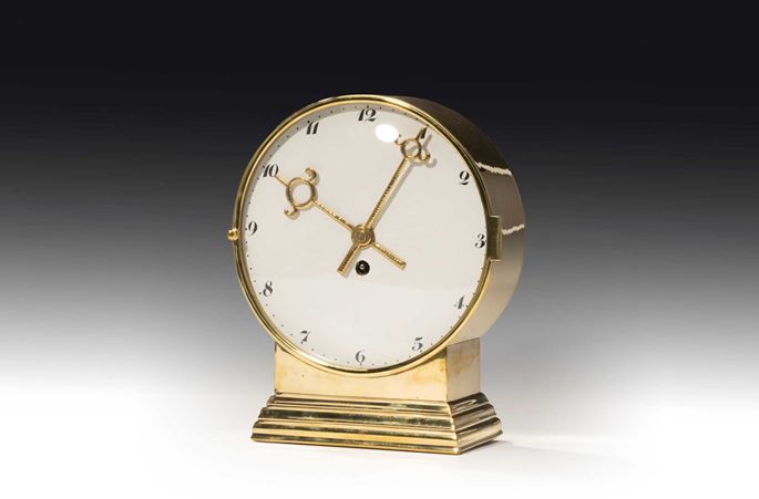 Josef  Hoffman - Brass mantel clock | MasterArt