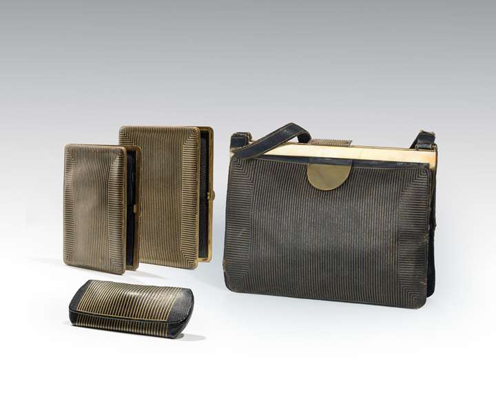 PURSE WITH TWO CASES AND SPECTACLE CASE