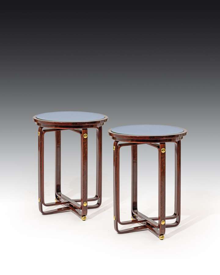 A PAIR OF DRAWING ROOM TABLES