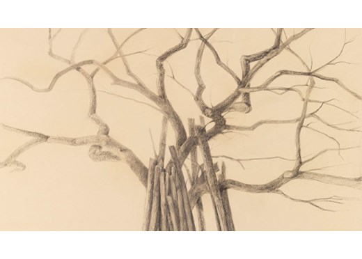 Tuscan wooden poles have their place in classic Italian art