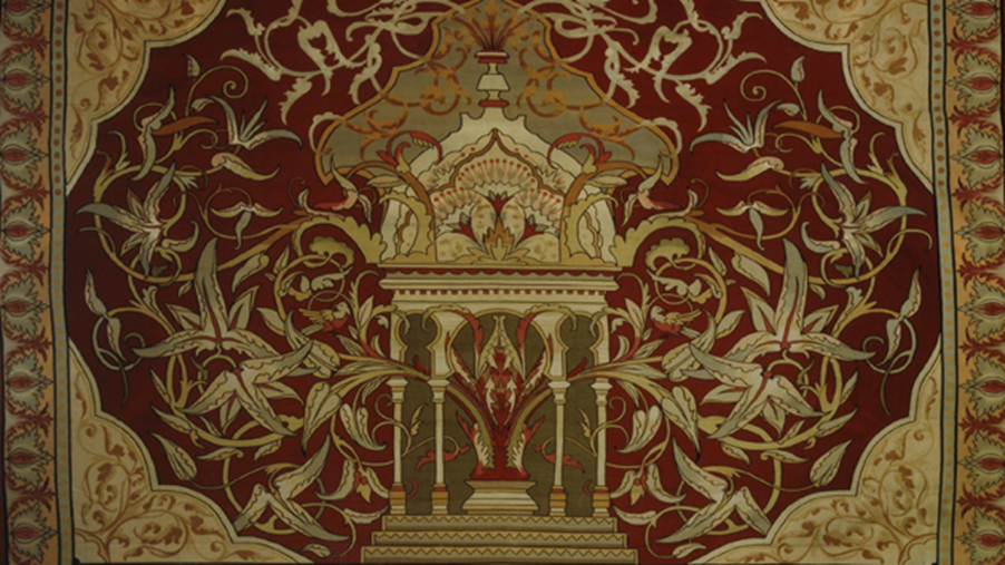 Historic carpet designed for Notre Dame takes the floor at Maastricht