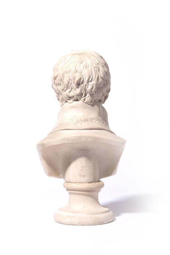 Alexandre Brachard  - A Sevres biscuit porcelain bust of Napoleon first consul, after Boizot. | MasterArt