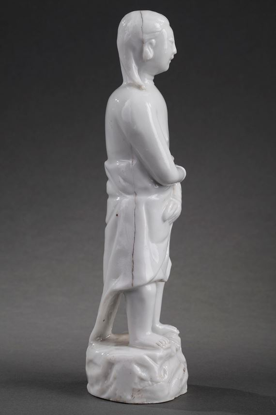 Standing figure of a man traditionally called Adam in Blanc de Chine porcelain | MasterArt