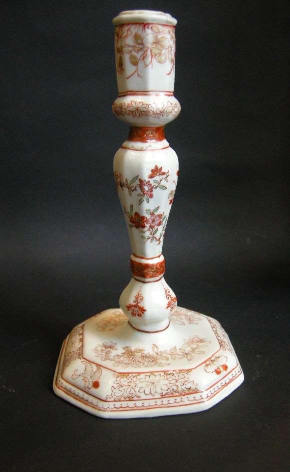Porcelain candelstick  form - Chinese export