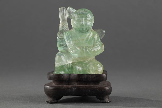 Small figure boy green quartz | MasterArt