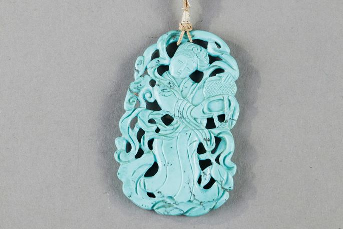 Turquoise pendant - 19th century | MasterArt