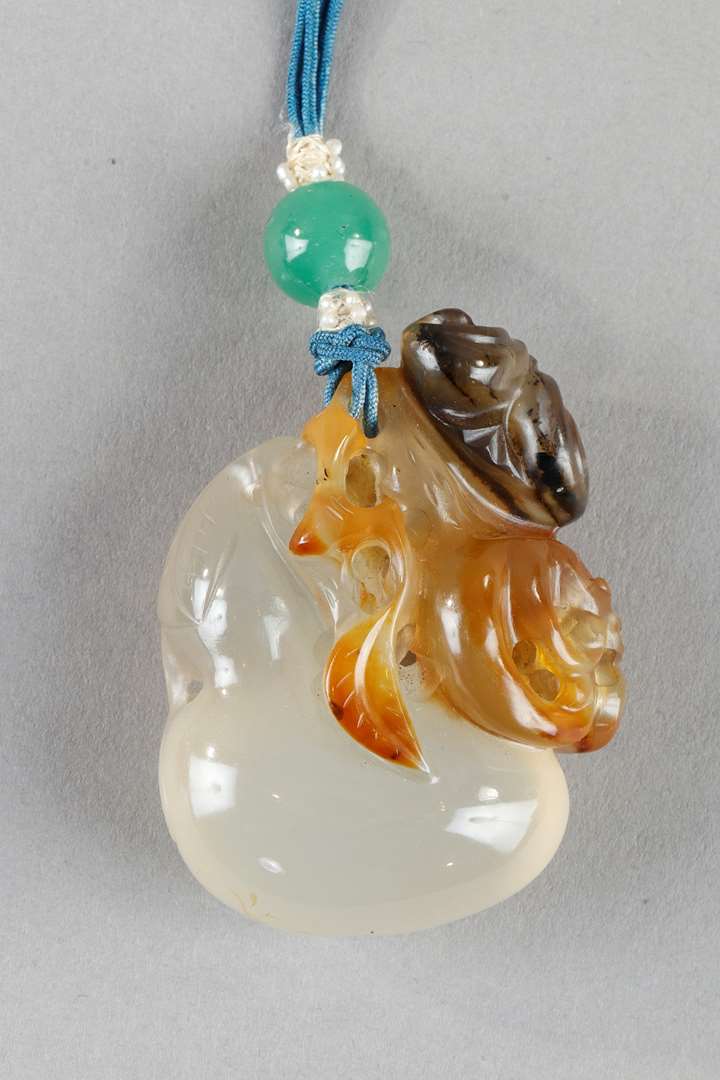 Pendant agate - China early 20th century