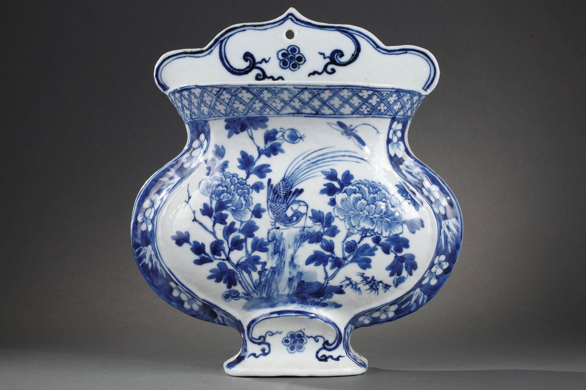 墙壁花瓶中国蓝色和白色瓷器 马蒂马特 Beplayapp网页