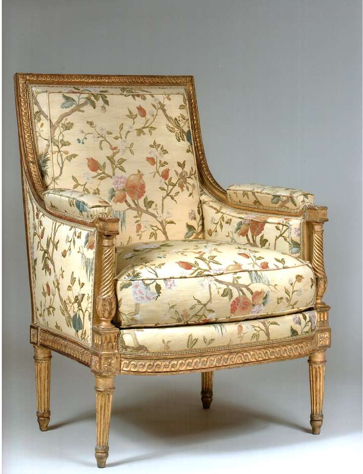 Bergere in carved and gilt wood attributed to Séné