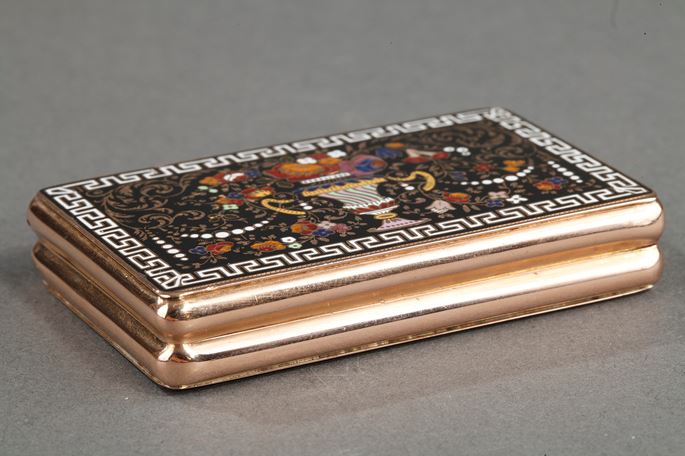 A gold and champlevé enamel snuffbox | MasterArt