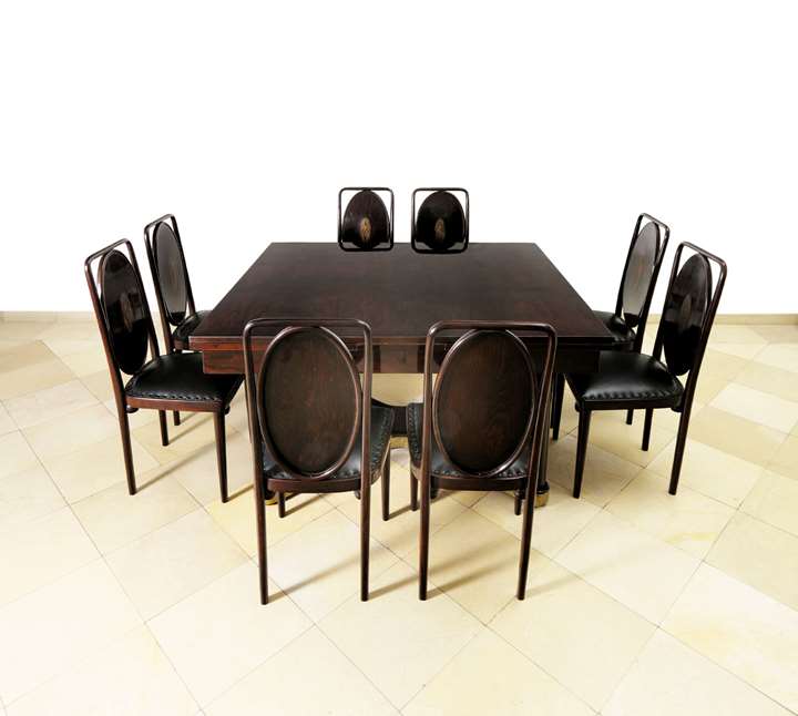 Dining Room Table and Eight Chairs