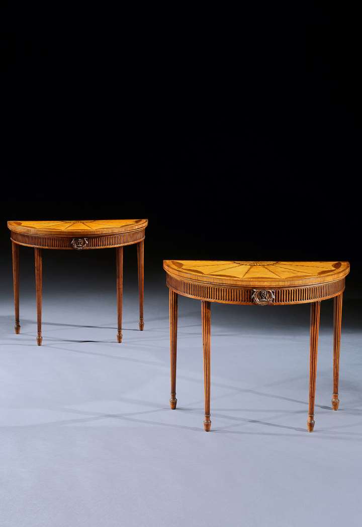 An Exceptional Pair of Card Tables