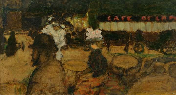 Toulouse-Lautrec au café (La Terrasse)