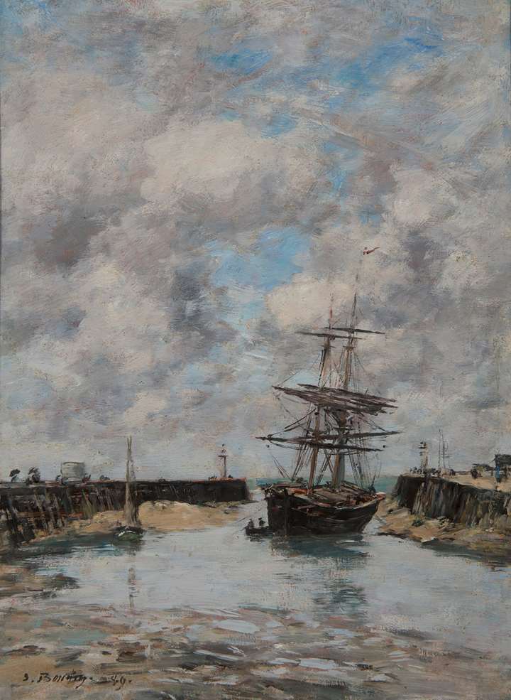 Trouville, Chenal marée basse