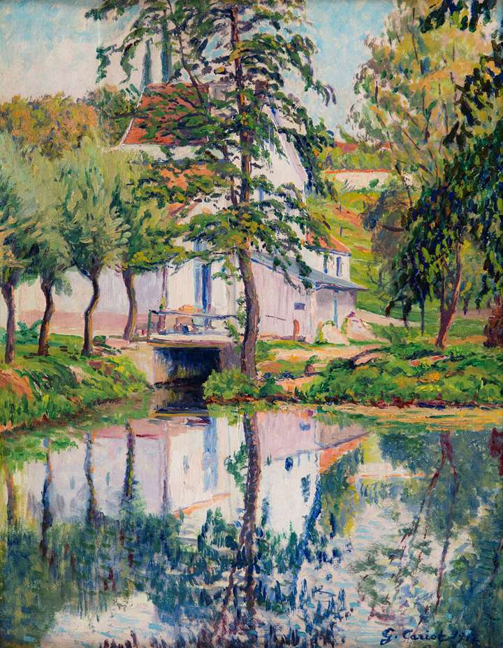 Moulin de Périgny, réflexions sur l'eau