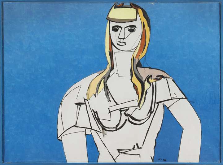 La fille aux cheveux jaunes