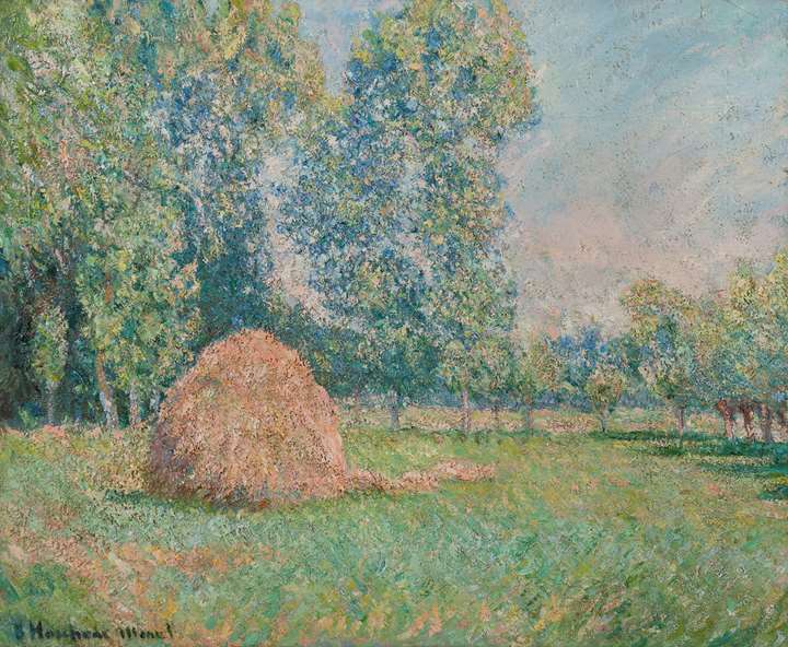 Meule de foin, plaine des Ajoux, Giverny