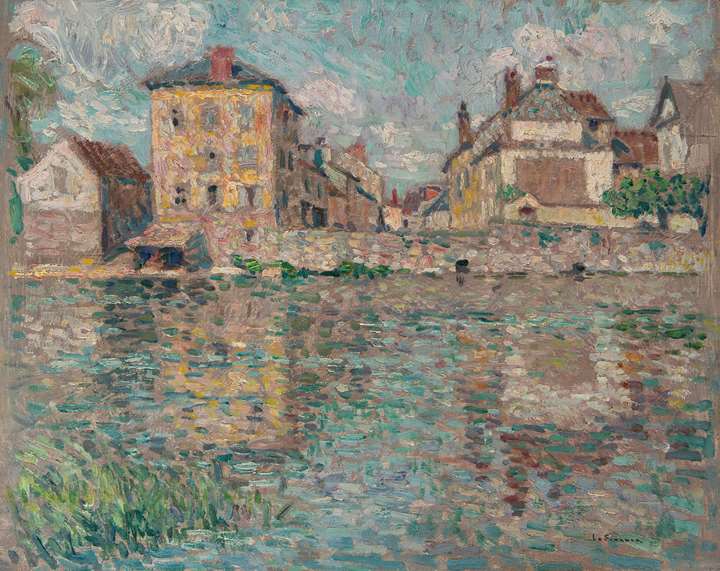 Maison au soleil sur la rivière, Nemours