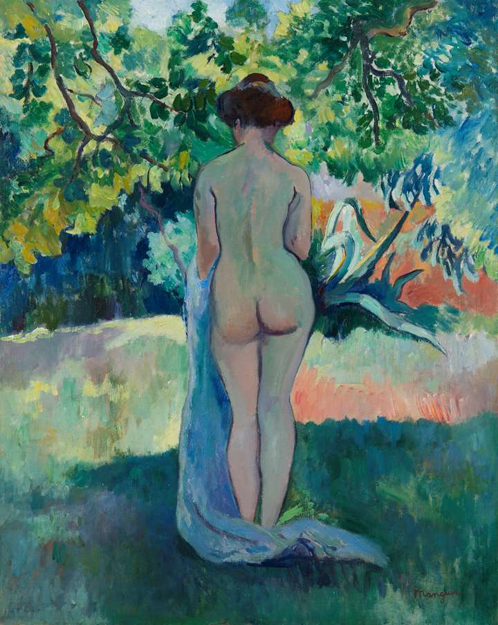 Après le bain, Jeanne à Saint-Tropez