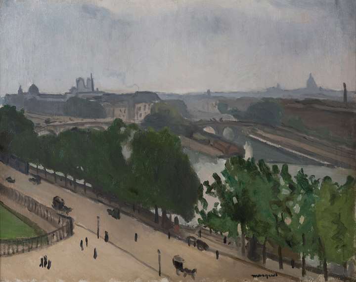 Vue de Paris avec Notre-Dame et le Vert-Galant