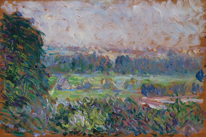 Le Grand Noyer et le pré, Eragny