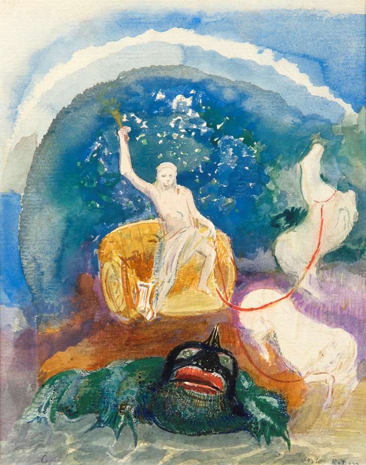 Le Monstre vert (Apollon chevauchant le serpent Python)